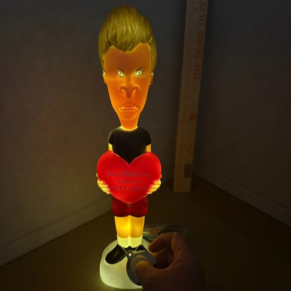 Gemmy Butt-Head Valentine Blow Mold LED Lighted 14